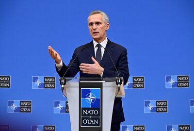 Nato's Secretary General Jens Stoltenberg said Europe and Canada had significantly increased investment in their militaries. AFP 