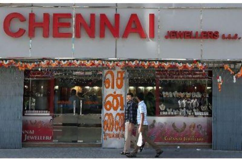 The Al Chennai Jewellers in the Rolla area of Sharjah.