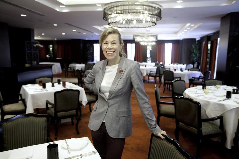 Emma Cullen is the general manager of the Capital Club at DIFC.  Jaime Puebla / The National