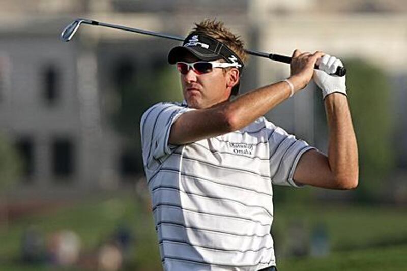 Ian Poulter carded a 66 today to share the lead with Ross Fisher at nine-under.