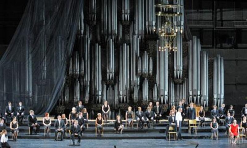 Actors perform in Handel's Theodora during the 2009 Salzburg Festival. The main draw at this year's star-studded event is a phenomenally well-cast production of Strauss' Elektra.