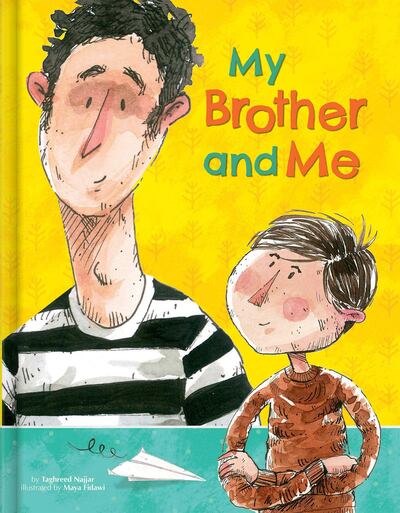 Taghreed Najjar’s My Brother and Me, illustrated by Maya Fidawi, translated by Michelle Hartman. Courtesy CrackBoom! Booms