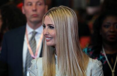 White House Advisor Ivanka Trump attends the first Women Entrepreneurs Finance Initiative (We-Fi) at the Sofitel hotel Ivoire in Abidjan, Ivory Coast April 17, 2019. REUTERS/Thierry Gouegnon