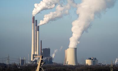 The Scholven coal fired power station in Germany. AP