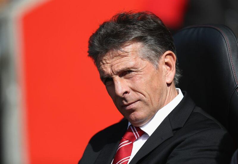 Southampton manager Claude Puel looks on before the Premier League match between Southampton and Swansea City. Bryn Lennon / Getty Images