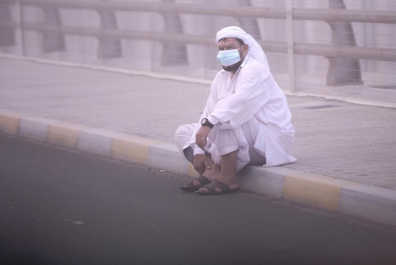 Abu Dhabi, United Arab Emirates, December 6, 2020.   Foggy morning at the Al Raha area.
Victor Besa/The National
Section:  NA
For:  Standalone/Stock Images