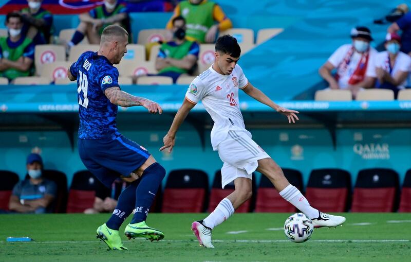 Pedri: 7 - Works hard for the team and always available to take a pass. One dive in the second half but he’s established himself in the Spanish national side only a year after he’d yet to establish himself for second tier Las Palmas. Reuters