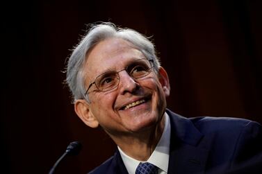 Merrick Garland speaks during his confirmation hearing before the Senate Judiciary Committee in Washington, February 22, 2021. Reuters