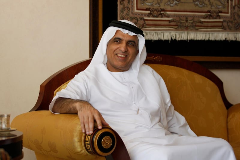 RAS AL KHAIMAH, UNITED ARAB EMIRATES Ð February 17, 2008: Crown Prince, Sheikh Saud Bin Saqr Al Qassimi, Ruler of Ras Al Khaimah, speaks about the future of the emirate of Ras Al Khaimah at his palace.  (Photo by Ryan Carter / ADMC) *** Local Caption *** RC013-CPSheikhSaudBinSaqr.jpg