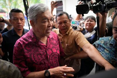 Malaysian Deputy Prime Minister Ahmad Zahid Hamidi, a Malay leader, is reaching out to voters of Chinese heritage. AP Photo