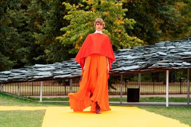 Roksanda went for head-to-toe cover ups for the Spring/Summer 2020 collection at London Fashion Week. Niklas Halle'n, EPA