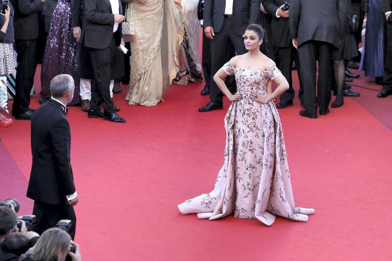 CANNES, FRANCE - MAY 15:  Aishwarya Rai attends the "From The Land Of The Moon (Mal De Pierres)" premiere during the 69th annual Cannes Film Festival at the Palais des Festivals on May 15, 2016 in Cannes, France.  (Photo by Andreas Rentz/Getty Images)