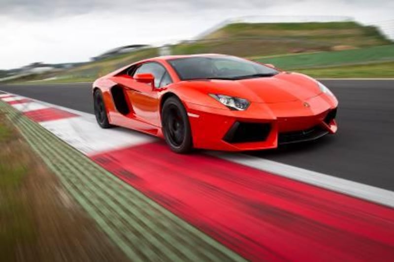 May 1st, 2011 - Rome - The Lamborghini Aventador LP-700-4 as tested by Neil Vorano. 