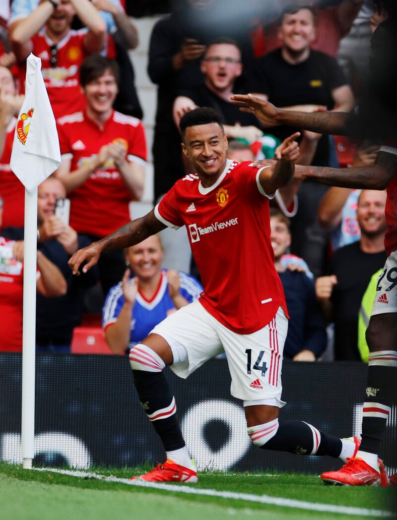 SUBS: Jesse Lingard – (On for Sancho 69’) 7: Curled home brilliant finish for fourth goal. Reuters