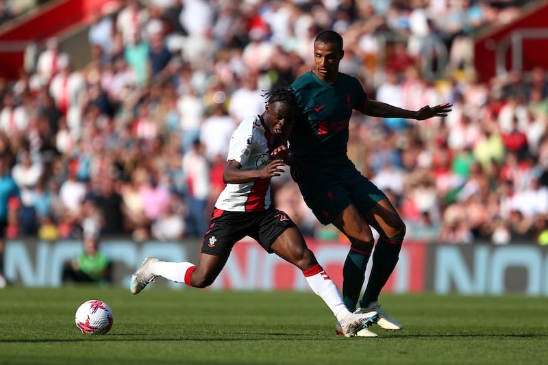 Joel Matip – 4. Allowed Kamaldeen Sulemana to find space and couldn’t keep up with the striker, who finished past Kelleher. Could have organised his side more as the most experienced defender on the pitch. Getty 