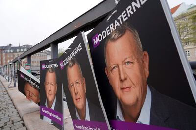 Moderate Party leader Lars Lokke Rasmussen had been expected to be kingmaker after the election. AFP 