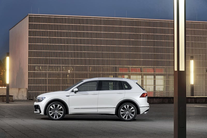 New design but design tweaks have given the Tiguan a far more assertive appearance.. Courtesy Volkswagen