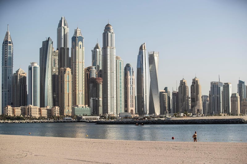 DUBAI, UNITED ARAB EMIRATES. 15 OCTOBER 2020. Newly opened West Beach located on The Palm Dubai.  (Photo: Antonie Robertson/The National) Journalist: Sophie Prideaux Section: National.
