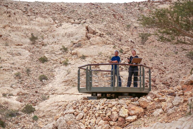 Sharjah, UAE, March 16, 2016.  Mleiha, an
archaeological site that has been turned into a tourist site. The Wadi Caves Archaelogical site.  Victor Besa for The National.
ID: 13970
Writer:  Rym Ghazal
Wk *** Local Caption ***  VB_16-03-16_Mleiha-94.jpg