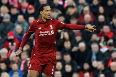 Liverpool's Virgil van Dijk will be back in his side's starting line-up for the game with Manchester United. AP Photo