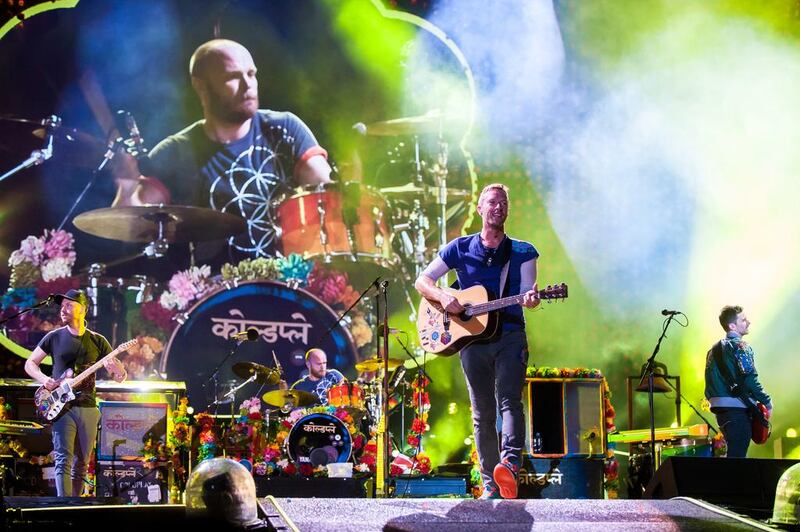Coldplay. Getty Images