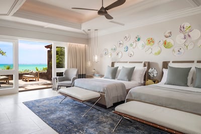 All rooms at the One&Only Le Saint Geran come with amazing views of the Indian Ocean. Photo: Kerzner