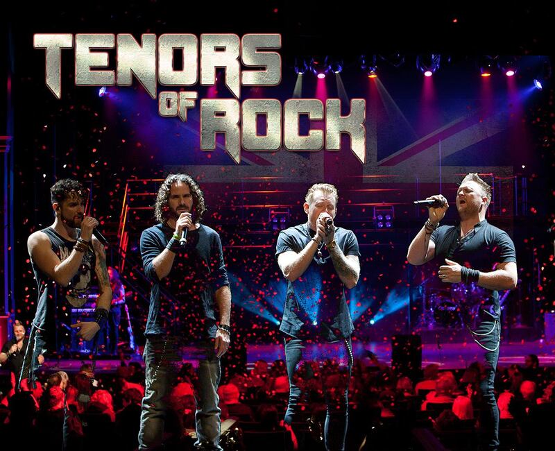 Tenors of Rock will play The Rotunda for three weeks from December 6. Caesars Entertainment