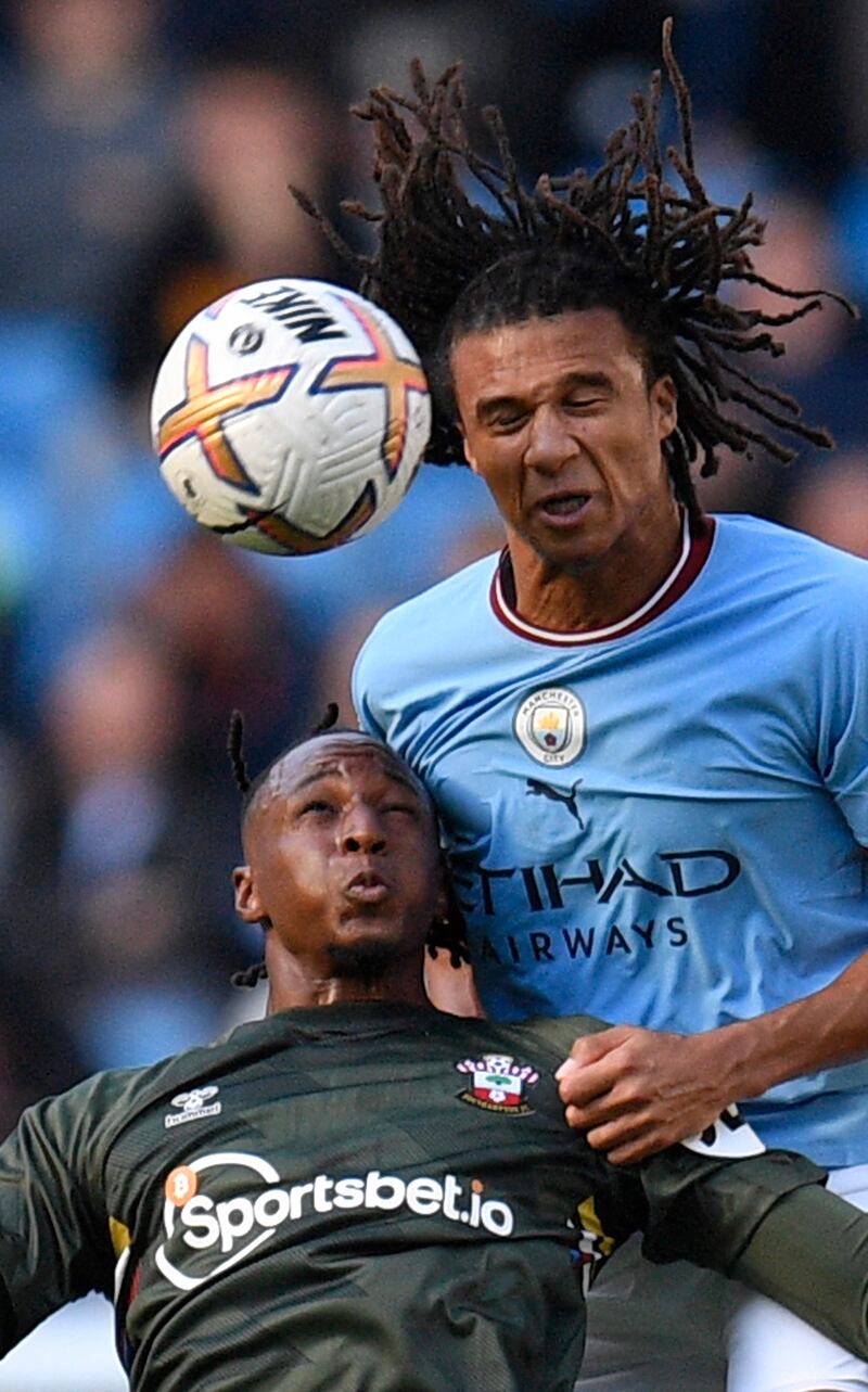 Joe Aribo 3: Powerless to stop City's relentless march to victory. AFP