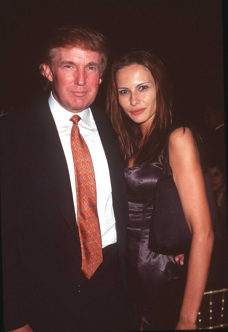 9/28/98 New York, NY Donald Trump and Melania Knausss at the Cipriani Dinner Concert Series. Getty Images