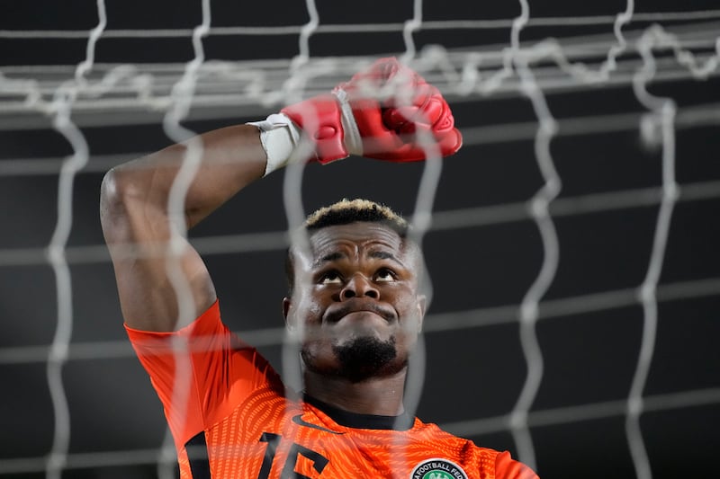 Nigeria goalkeeper Stanley Nwabili plays his club football in South Africa for Chippa United. AP