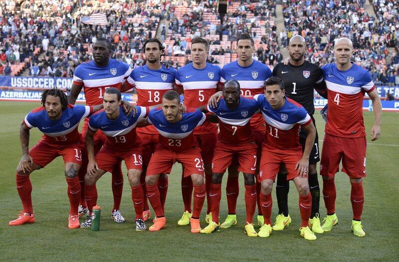 USA team photo taken before an international friendly on May 27, 2014. John G Mabanglo / EPA