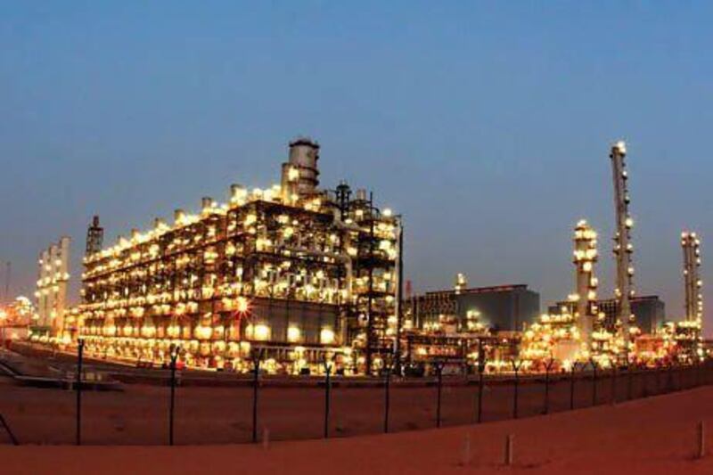 The Borouge plant in Ruwais. Abu Dhabi's flagship petrochemicals company is on an expansion and diversification drive.Photo courtesy Borouge