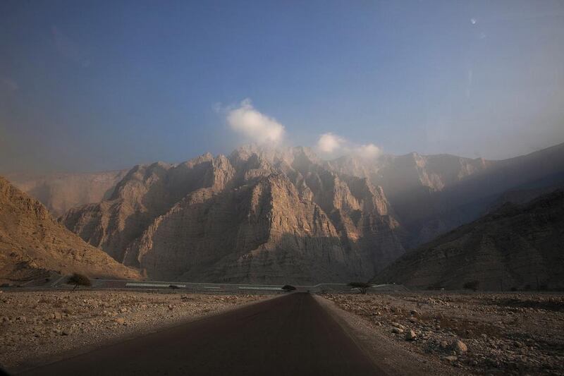 Wadi Ghalilah, in Ras Al Khaimah, attracts seasoned rock climbers and adventurers looking to hike the ‘Stairway to Heaven’. Silvia Razgova / The National