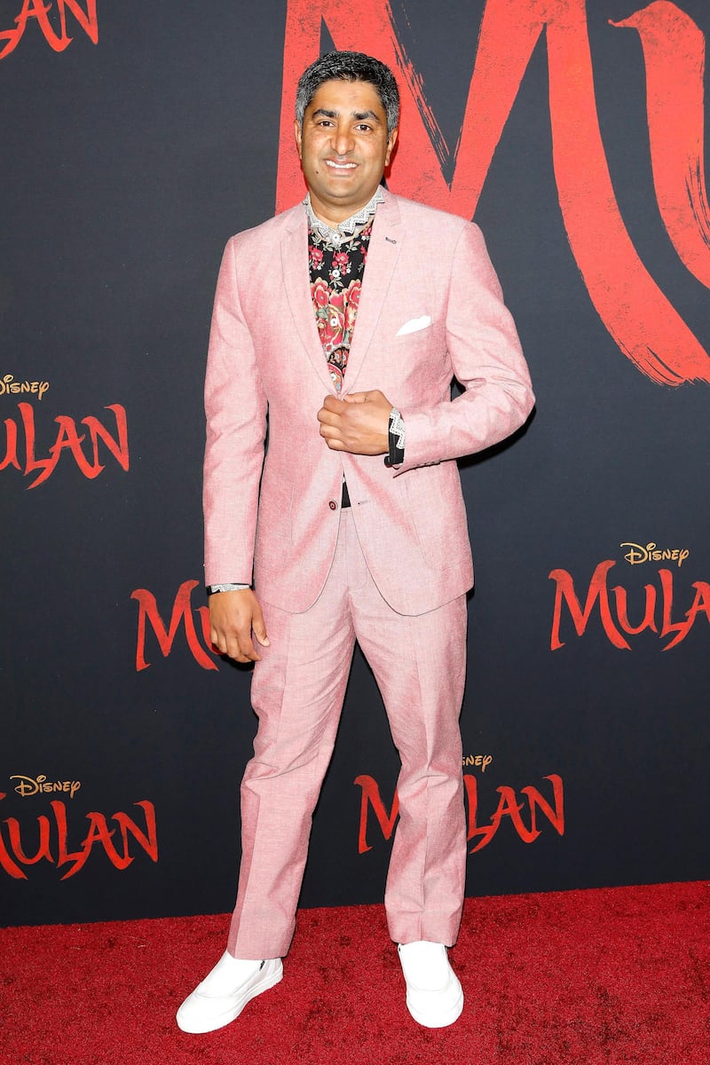Chum Ehelepola at the world premiere of 'Mulan' at the Dolby Theatre in Hollywood. EPA