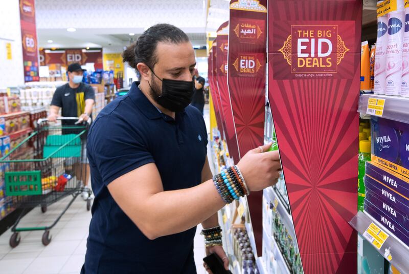 Eid Al Adha shoppers hunt for bargains at Lulu Hypermarket in Abu Dhabi's Khalidiyah Mall.