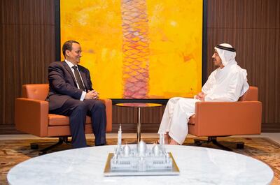 Sheikh Abdullah bin Zayed, Minister of Foreign Affairs and International Cooperation, met the outgoing UN special envoy to Yemen, Ismail Ould Cheikh Ahmed in Abu Dhabi. WAM