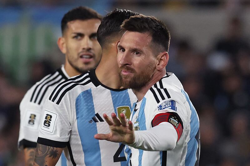 Argentina forward Lionel Messi. AFP