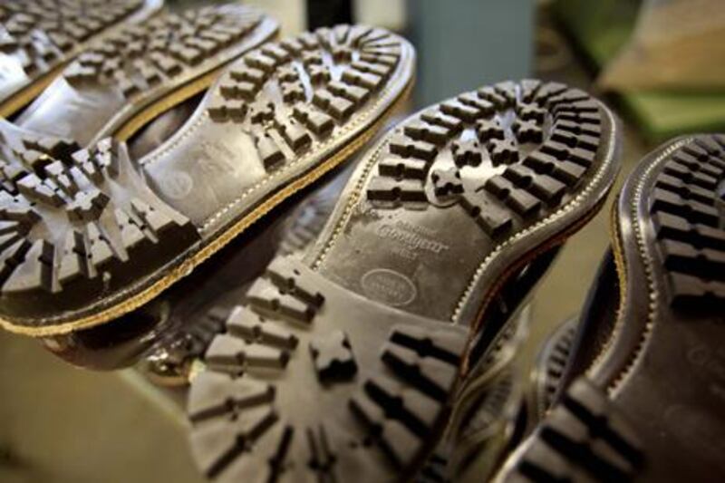 Grenson Shoes are  famous for their Goodyear welted soles.