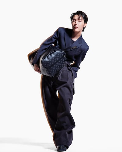 BTS member J-Hope models for Louis Vuitton. Photo: Louis Vuitton