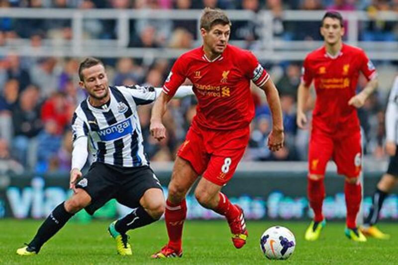 Steven Gerrard will bolster the Liverpool midfield. Paul Thomas / Getty Images