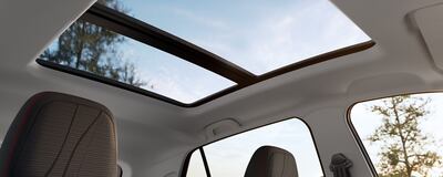 The Groove's panoramic sunroof.