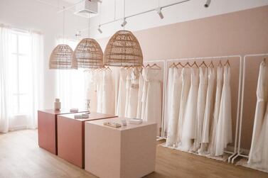 Dubai's Ginger + Poppy bridal boutique has introduced three new, and more free-spirited, brands to the region. Courtesy Ginger + Poppy