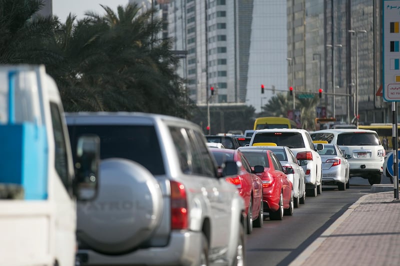 Abu Dhabi, United Arab Emirates. November 26, 2014///

Abu Dhabi traffic stock images. Abu Dhabi, United Arab Emirates. Mona Al Marzooqi/ The National 

Section: National 