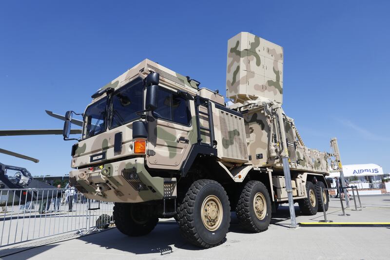 Germany has also supplied its latest version of the IRIS-T  air defence system designed to shoot down missiles at altitudes up to 20 kilometres. Getty Images