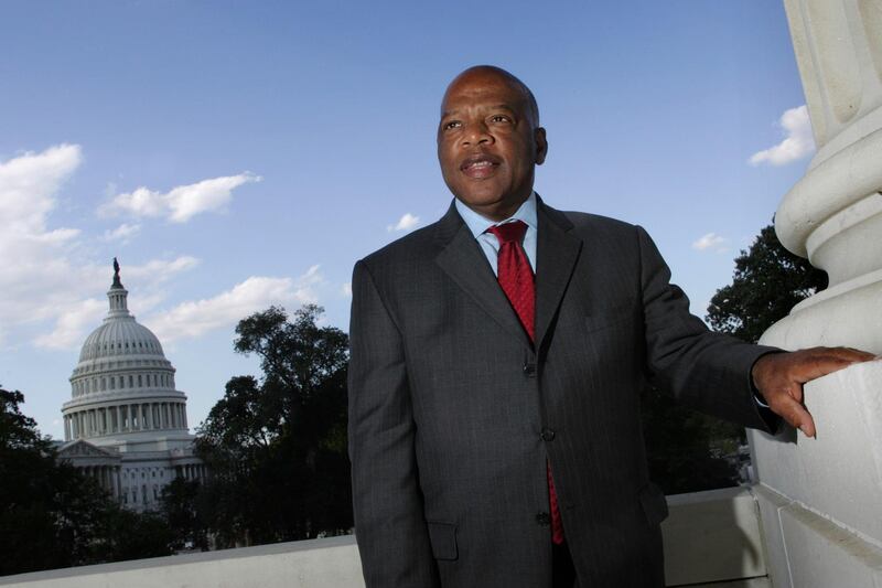 US Representative John Lewis is seen on Capitol Hill in Washington, DC, on October 10, 2007. AP Photo