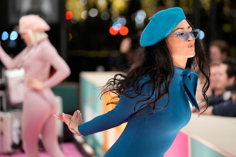 Dancers perform. AP Photo