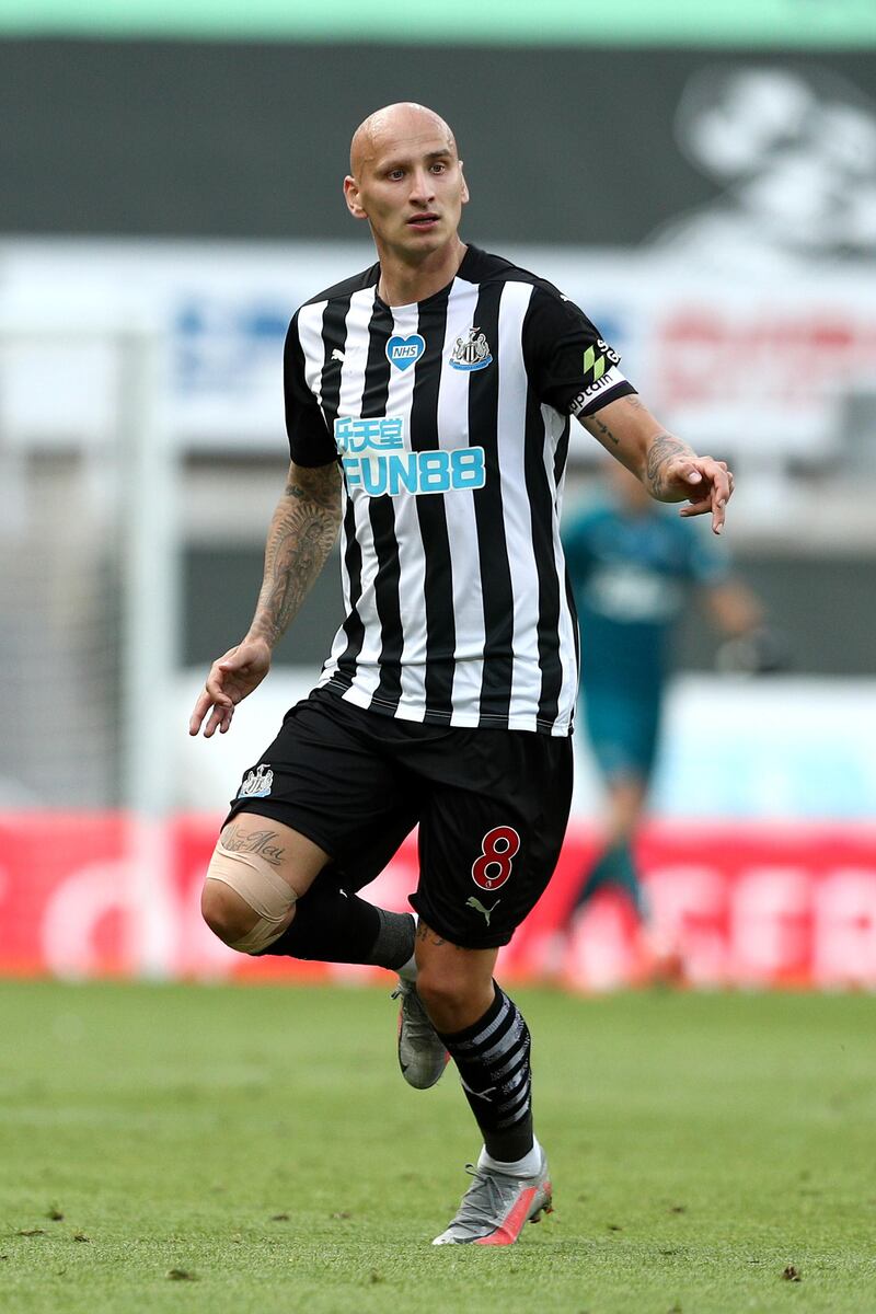Jonjo Shelvey - 8: A good season from the midfielder who, embarrassingly for Newcastle, finished as second-top scorer with six goals. A wonderful passer who also puts in a shift for the team. Getty