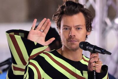 Harry Styles's As It Was was the most-streamed song in the UAE this year. Reuters