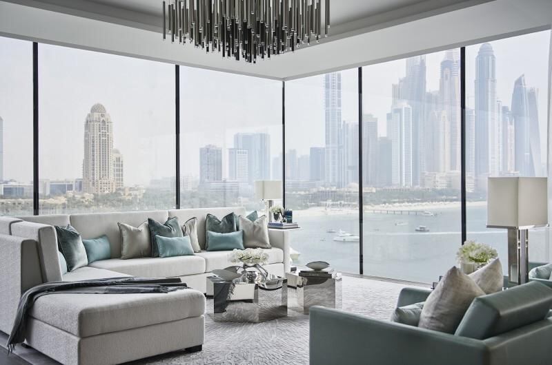 One Palm: The first building on the trunk of Palm Jumeirah with open views of the Dubai Marina skyline and the lighthouse at the Dubai Harbour. This 3-bedroom apartment comes with full concierge services, private beach club and marina berth access. Price: Dh15,460,000