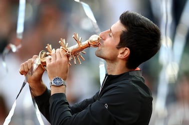 Novak Djokovic endured a slump in form after winning the Australian Open but roared back to win the Madrid Open. Getty Images